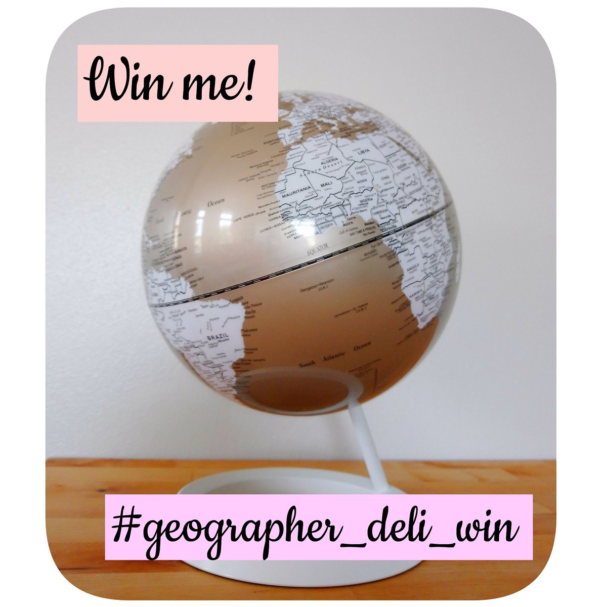 geographerstore's tweet photo. 🌍🤞WIN! WIN! WIN! 🤞🌍
Following our last giveaway, there was much globe love! So here's your chance to win a stylish pewter effect 8" desk globe (worth £60).
Just RT to enter. Good luck. #geographer_deli_win.
Ts &amp; Cs on our fb page. https://t.co/6Oxi1ycicU