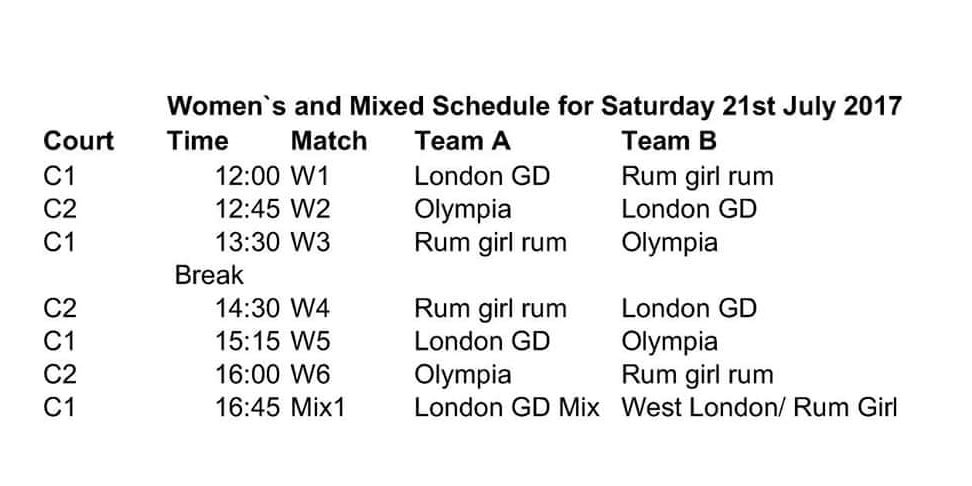 ChelseaHandball's tweet photo. Our women's team 🤾‍♀️ mixed with @CamHandball @westlondonhc players are the "Rum girl Rum" and they compete vs @LondonGD
&amp; @Olympia_HC 

Is these a #pun or literally these girls love drinking? 🤔😂

Schedule below. We'll keep you updated! 

#lbhit #beachhandball https://t.co/0cXp2G7kXA
