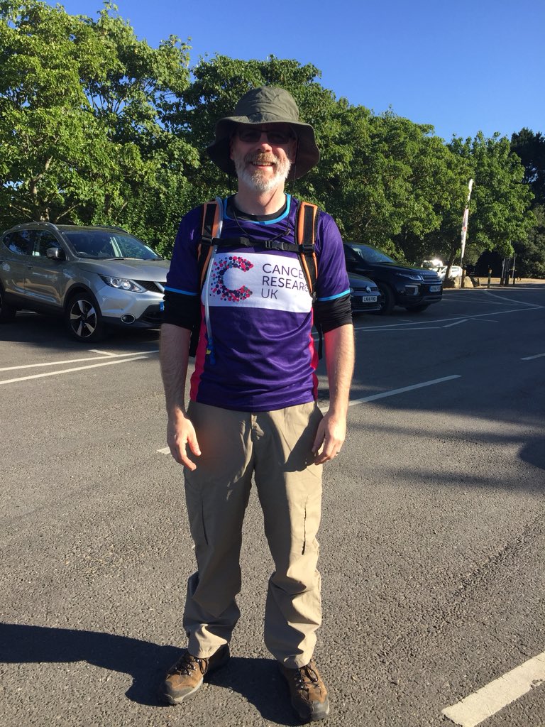 5.5 miles into the Jurassic coast challenge, feeling great at the moment 😎