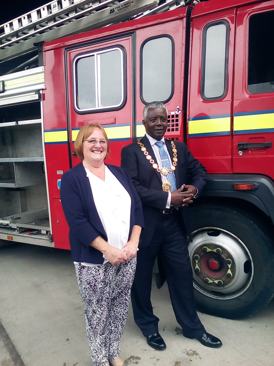 GovernorAwiti's tweet photo. Our sincere gratitude to the Cumbria County Council @CumbriaCC and Cumbria Fire and Rescue Services for their kind donation of the two fire engines. These engines will indeed compliment our fire rescue and disaster management services in Homa Bay County. https://t.co/tq36zzeWE8
