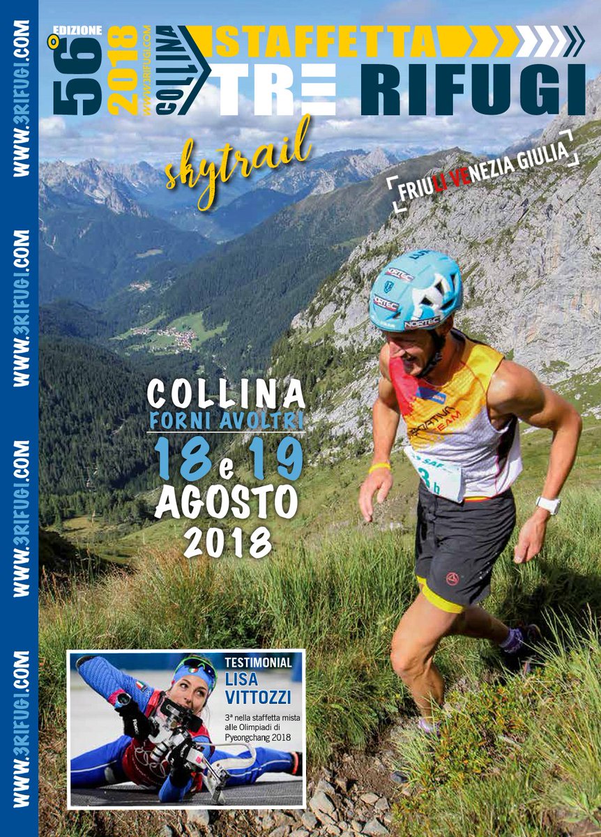 3rifugi's tweet photo. 56^ STAFFETTA 3 RIFUGI SKYTRAIL COLLINA domenica 19 agosto 2018. Start 10.00 am https://t.co/FeVZxk0k5R