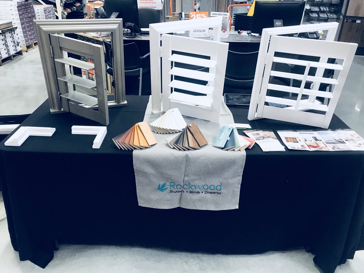 Come see me at <a href="/HomeDepot887/">Home Depot</a> in Trussville and check out my pretty display! ❤️😁 Thanks for the invite Elaina and Mark! 🤙🏻<a href="/RockwoodShutter/">Rockwood Shutters</a> <a href="/HomeDepot/">The Home Depot</a>
