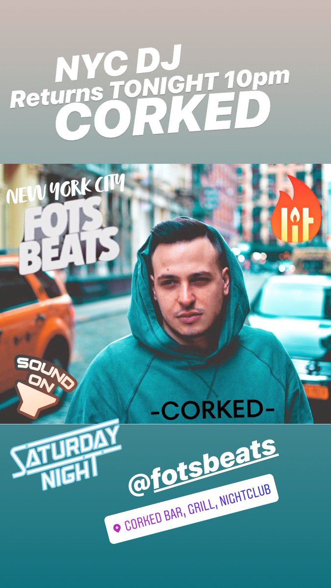 NYC DJ FOTS BEATS 10pm TONIGHT🔥 #bethlehem #lehighvalley #mainstreet #dj #nyc #nightlife