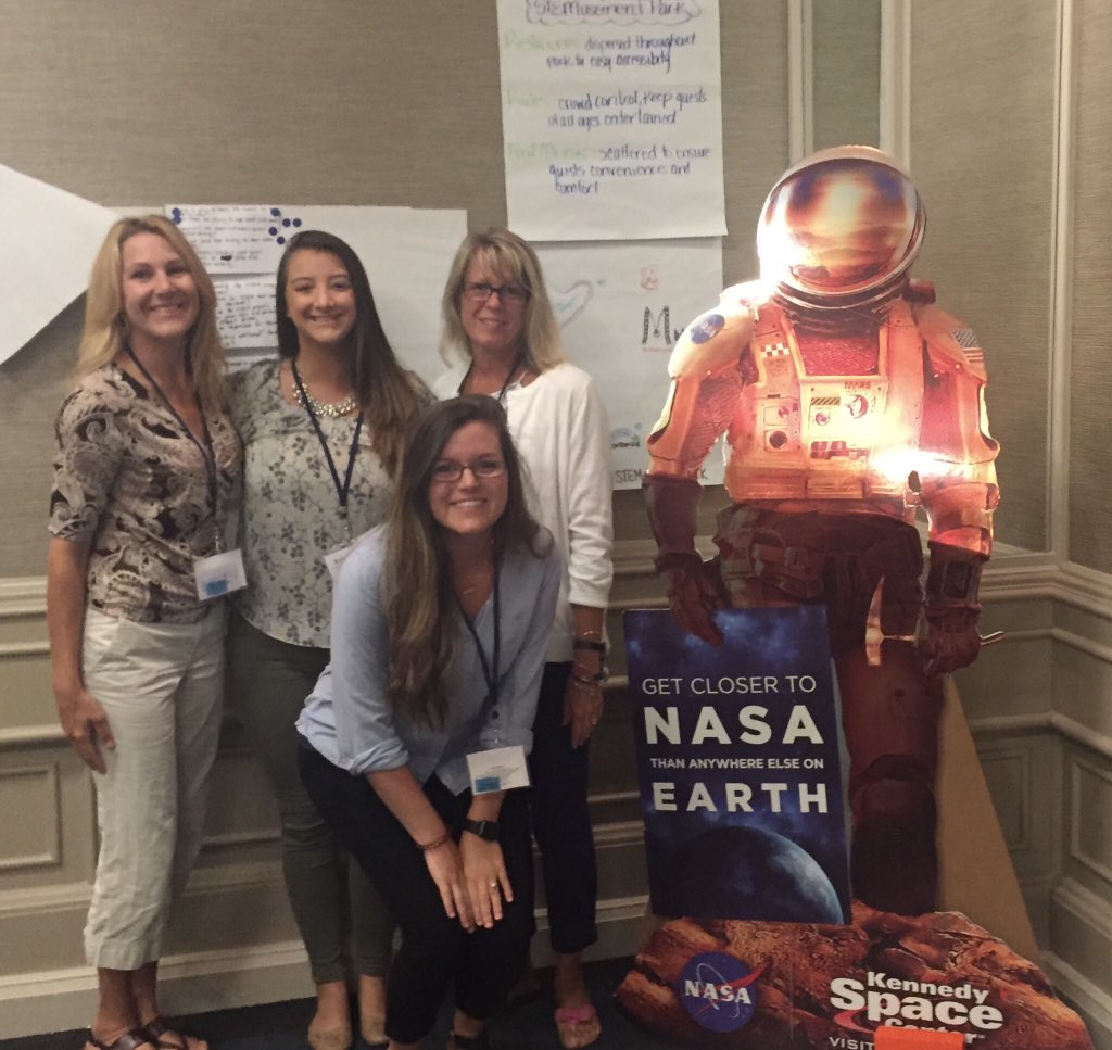 AudreyWaterbury's tweet photo. Reflecting on an amazing week of learning at the #STEMAlliance #GE #NSTA18 conference! Thank you to all of the amazing STEM leaders who collaborated and put this meaningful week together. Heading into the 2018-2019 school year on fire for STEM education! @KelliLWells @NSTA https://t.co/fkeoIH0EPK