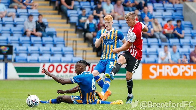 📸 <a href="/mforss_/">Marcus Forss</a> gives #BrentfordFC the lead at <a href="/shrewsweb/">Shrewsbury Town FC</a>