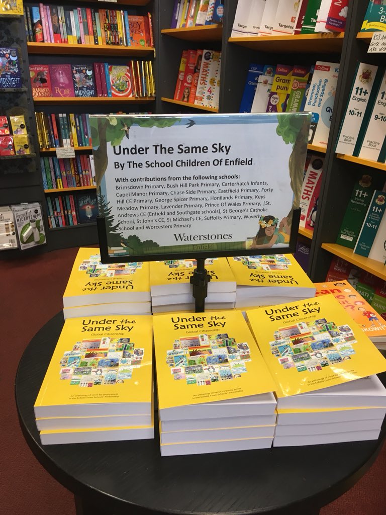 Amazing &amp; thoughtful poetry anthology written by Enfield primary pupils &amp; available to buy @WaterstonesEnf. Hurry down &amp; buy a copy - when they’re gone, they’re gone! <a href="/EN2LitFest/">Enfield Literary Festival</a> <a href="/EnfieldCouncil/">Enfield Council</a> <a href="/Lavender_Sch/">Lavender Primary</a> <a href="/stgeorges_head/">St.George's RC</a> <a href="/StMsEN2/">St.Michael's EN2</a> <a href="/Eastfield_EN3/">Eastfield Primary</a> @BrimsdownPS @GeorgespicerP