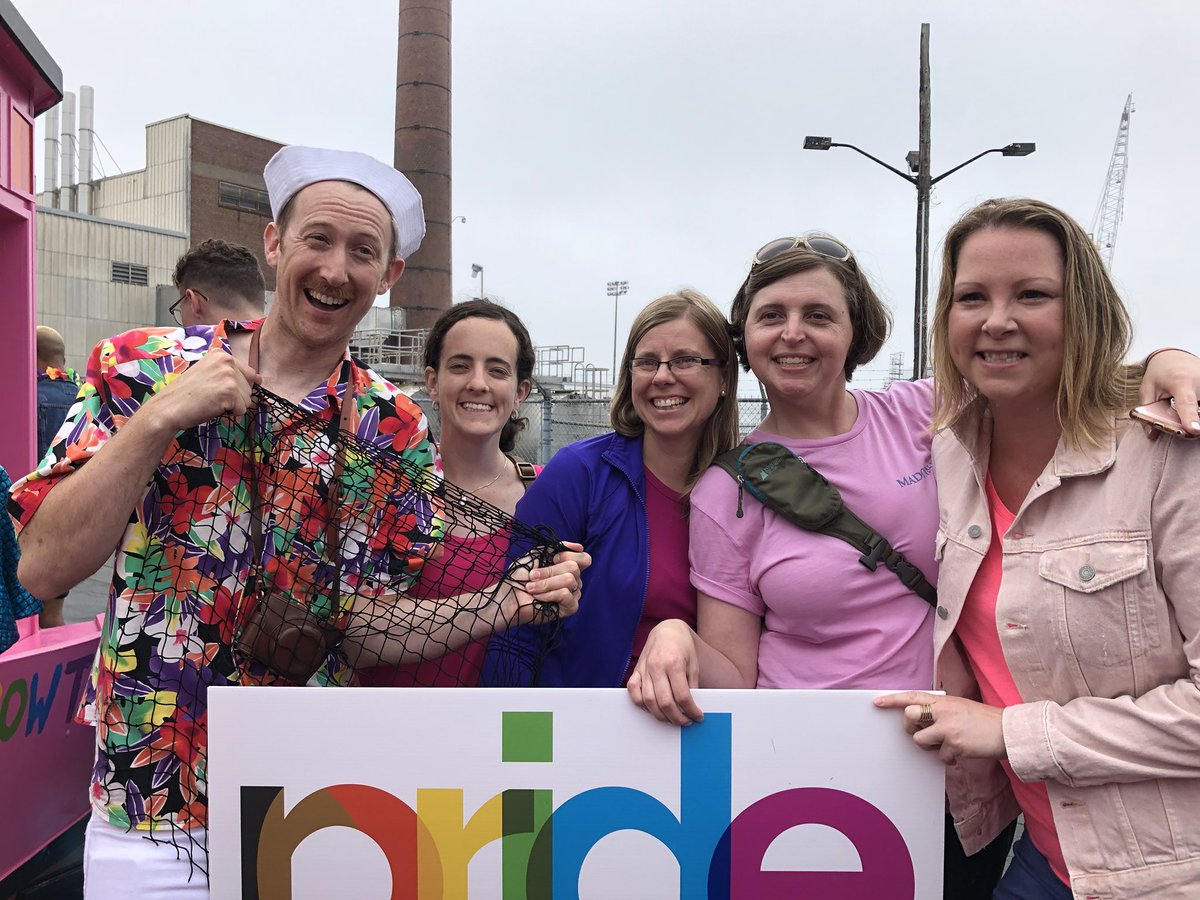 NS_Museum's tweet photo. The Nova Scotia Museum team is ready for #Pride #Pridehalifax #loveislove #NSM150 @ns_mma @NS_MNH https://t.co/hb43IQQv8U