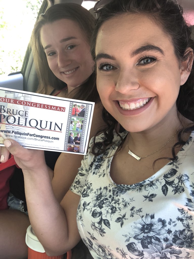 samclark2019's tweet photo. Friends that knock doors together stay together, thanks for joining me Abbie. #LeadRight #SuperSaturday #TeamMaine https://t.co/2cgczGcxru