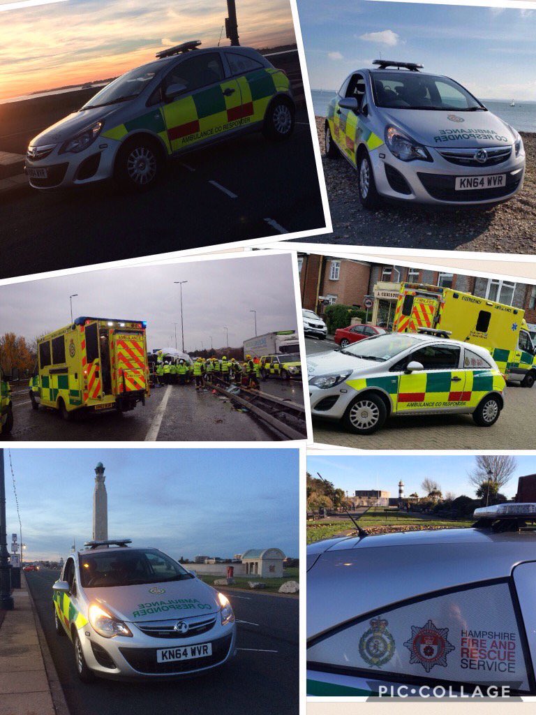 Portchester28's tweet photo. SC928 has attended 10 medical incidents so far today in Southsea & Portsmouth assisting @SCAS999 #999partnershipWorking https://t.co/ATP5EJPjQI