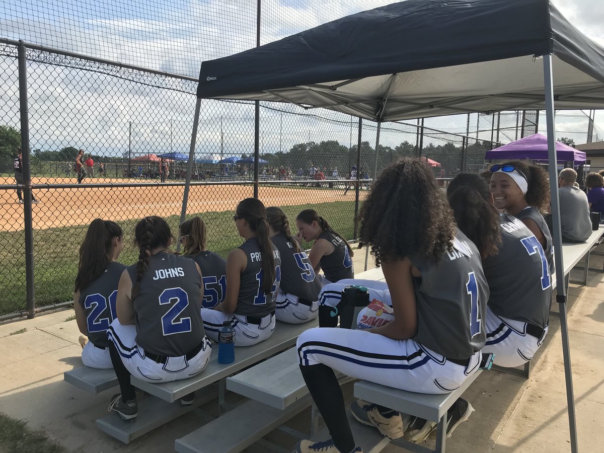 14UCannonsSB's tweet photo. Game 1 of #sunrisesoftball is in the books. Good start. We’re hoping to outplay today’s pending weather. #CannonsGoBoom https://t.co/wsYJk1xeDz