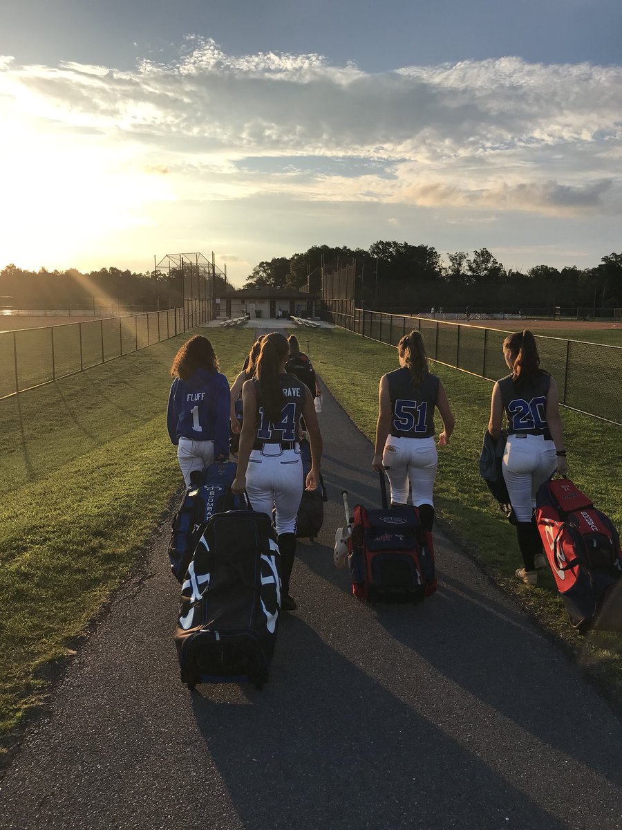14UCannonsSB's tweet photo. Game 1 of #sunrisesoftball is in the books. Good start. We’re hoping to outplay today’s pending weather. #CannonsGoBoom https://t.co/wsYJk1xeDz