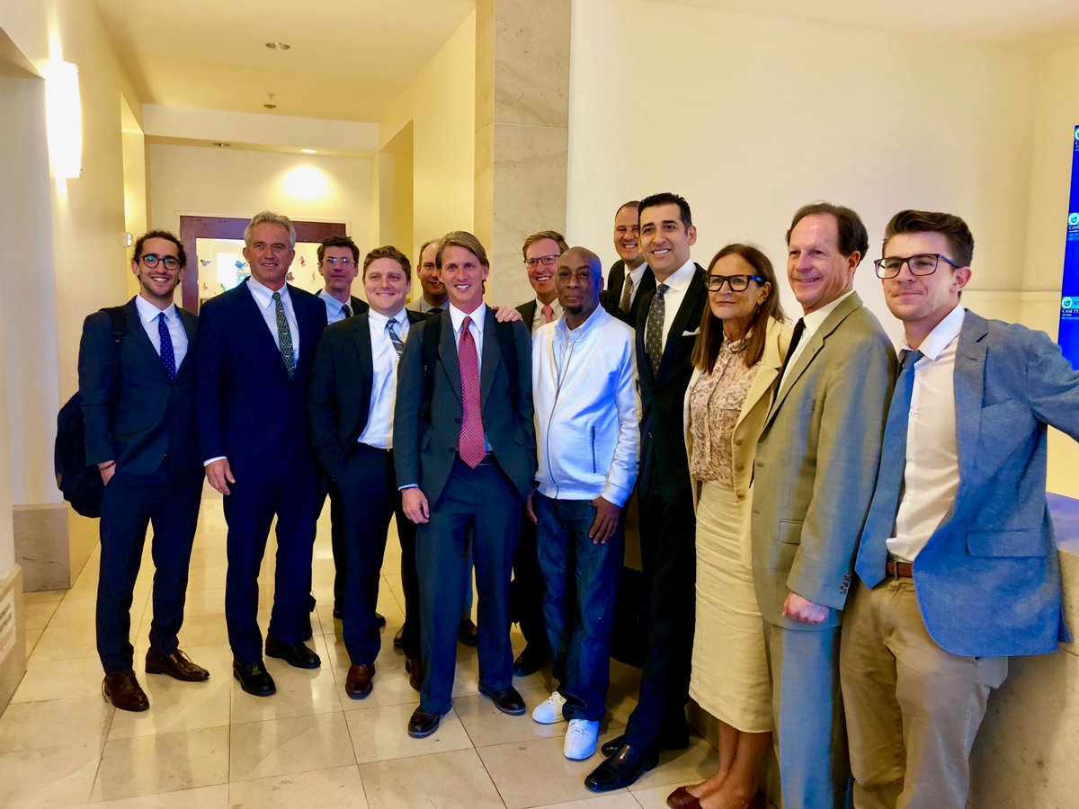 Wisner Baum (@wisnerbaum) on Twitter photo "On Wednesday, tempers flared in the trial of Dewayne Johnson vs Monsanto..." Thank you <a href="/RobertKennedyJr/">Robert F. Kennedy Jr</a> for your #Monsantotrial updates. Photo caption: Lee Johnson (center in white jacket) and his trial team in San Francisco courthouse x.com/RobertKennedyJ… "On Wednesday, tempers flared in the trial of Dewayne Johnson vs Monsanto..." Thank you <a href="/RobertKennedyJr/">Robert F. Kennedy Jr</a> for your #Monsantotrial updates. Photo caption: Lee Johnson (center in white jacket) and his trial team in San Francisco courthouse x.com/RobertKennedyJ…