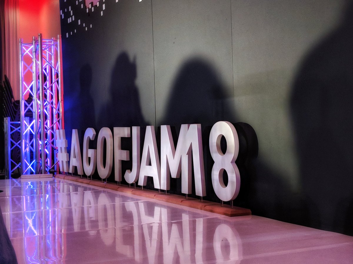 mdpoulter's tweet photo. #AGOFJAM18 https://t.co/qJJ6jfquVS