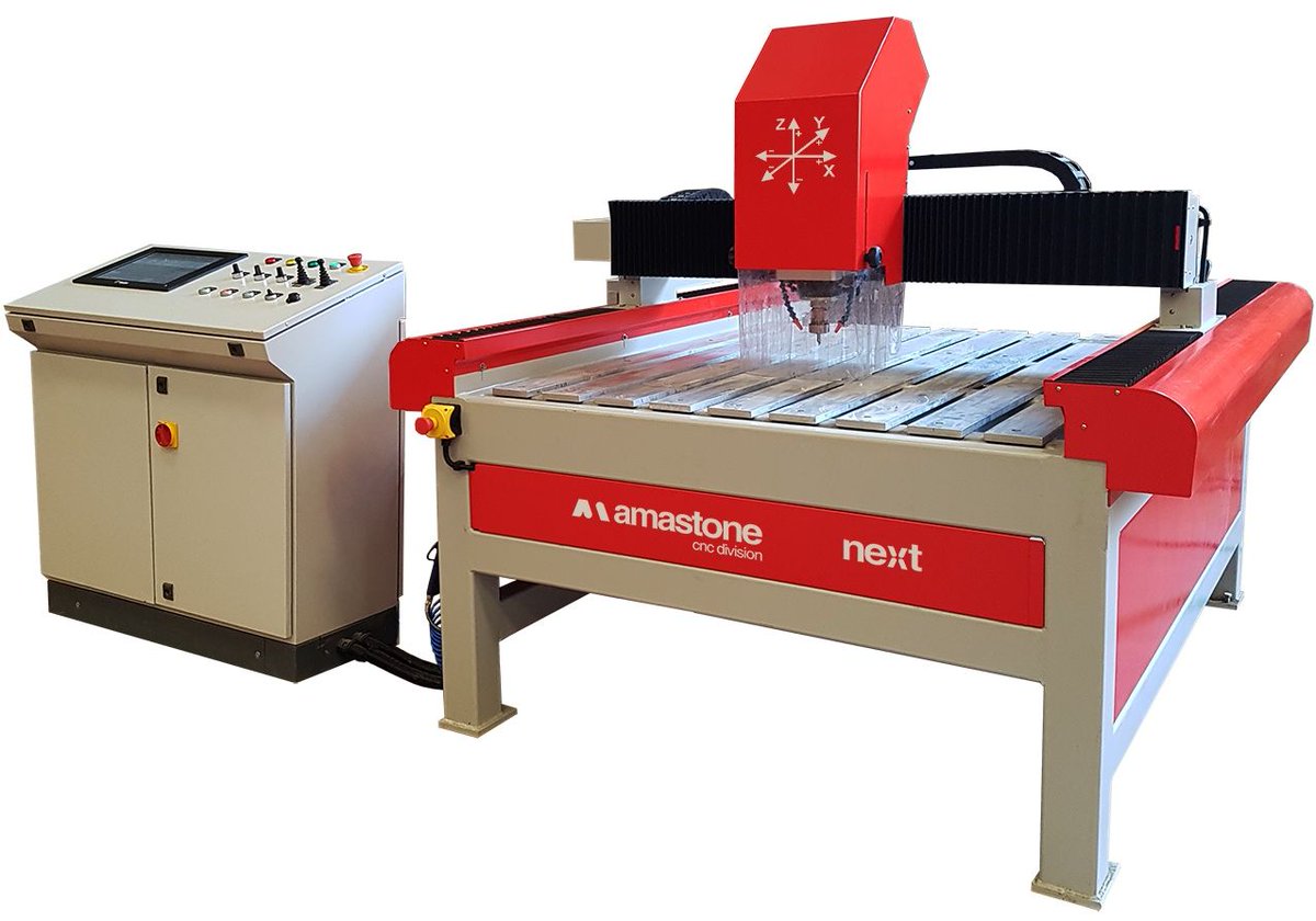 PANTOGRAFO CNC MARMO 3 ASSI | amastone Next buff.ly/2LeVP44