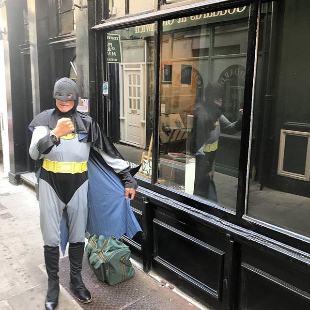 #turnpinlane has beefed up the #security #greenwichmarket #nevertoolate to be a #superhero #visitgreenwich