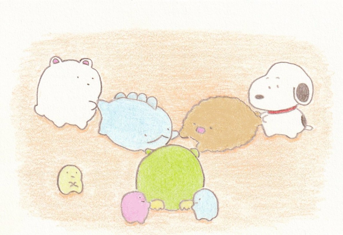 Sima A Twitteren 足を引っ張る 言葉通り イラスト スヌーピー すみっコぐらし Illustration Snoopy Sumikkogurashi それ尻尾