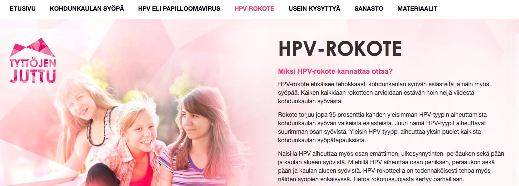 hpv rokotus tünet)