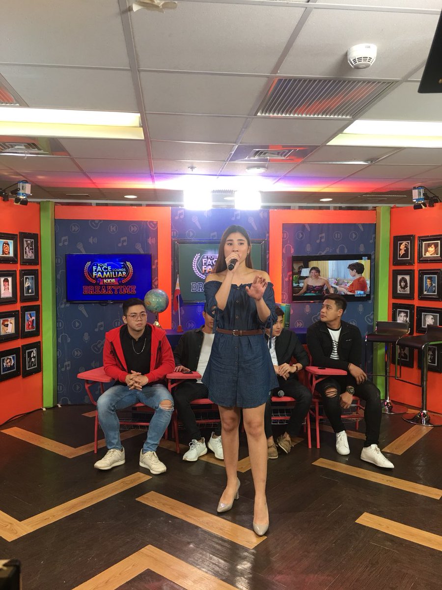 polarisabscbn's tweet photo. COVE x Arabelle Dela Cruz x Reggie Tortugo
on YFSF Kids Breaktime ❤️❤️❤️ https://t.co/oezAWO7gRc