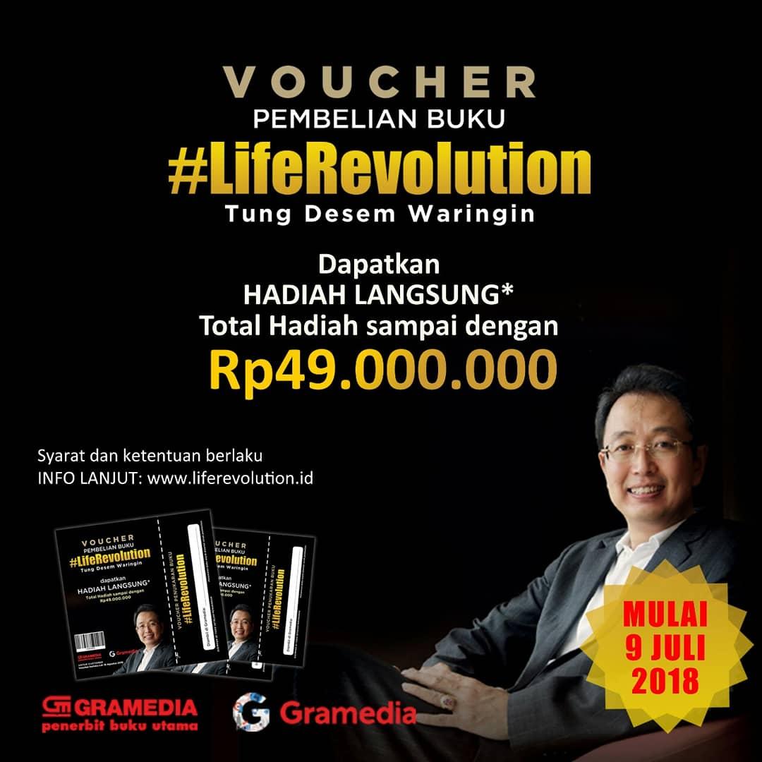 Gramedia_Kediri's tweet photo. #LifeRevolution adalah buku terbaru dari Tung Desem Waringin yang berisi tentang 12 ilmu penting dalam hidup https://t.co/JBbxZwpJYK