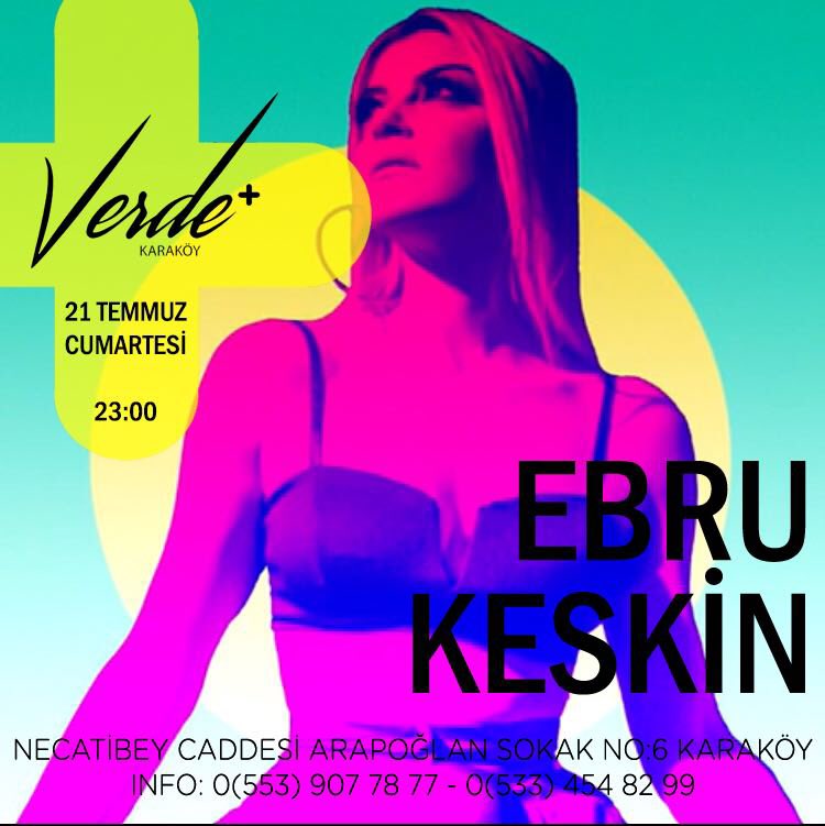 EbruMusiq's tweet photo. Çok eğlenmeye, çok dans etmeye var mısınız? Bu gece Verde+ sallanacak, yer yerinden oynayacak! Eğlenmeye doyamayacağınız bir geceye daha hazır olun💃🏼♥️🕺🏻 #Türkçe #Pop #Rap #Reggae #RnB ve daha neler neler... Hepsi #VerdePlus da! #Verde #Karaköy #İstanbul https://t.co/zc8QhKtMl2