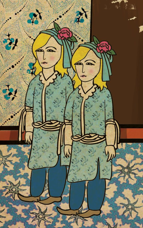 King / Kubrick's "The Shining"in Ottoman  #miniature style, by Murat Palta 