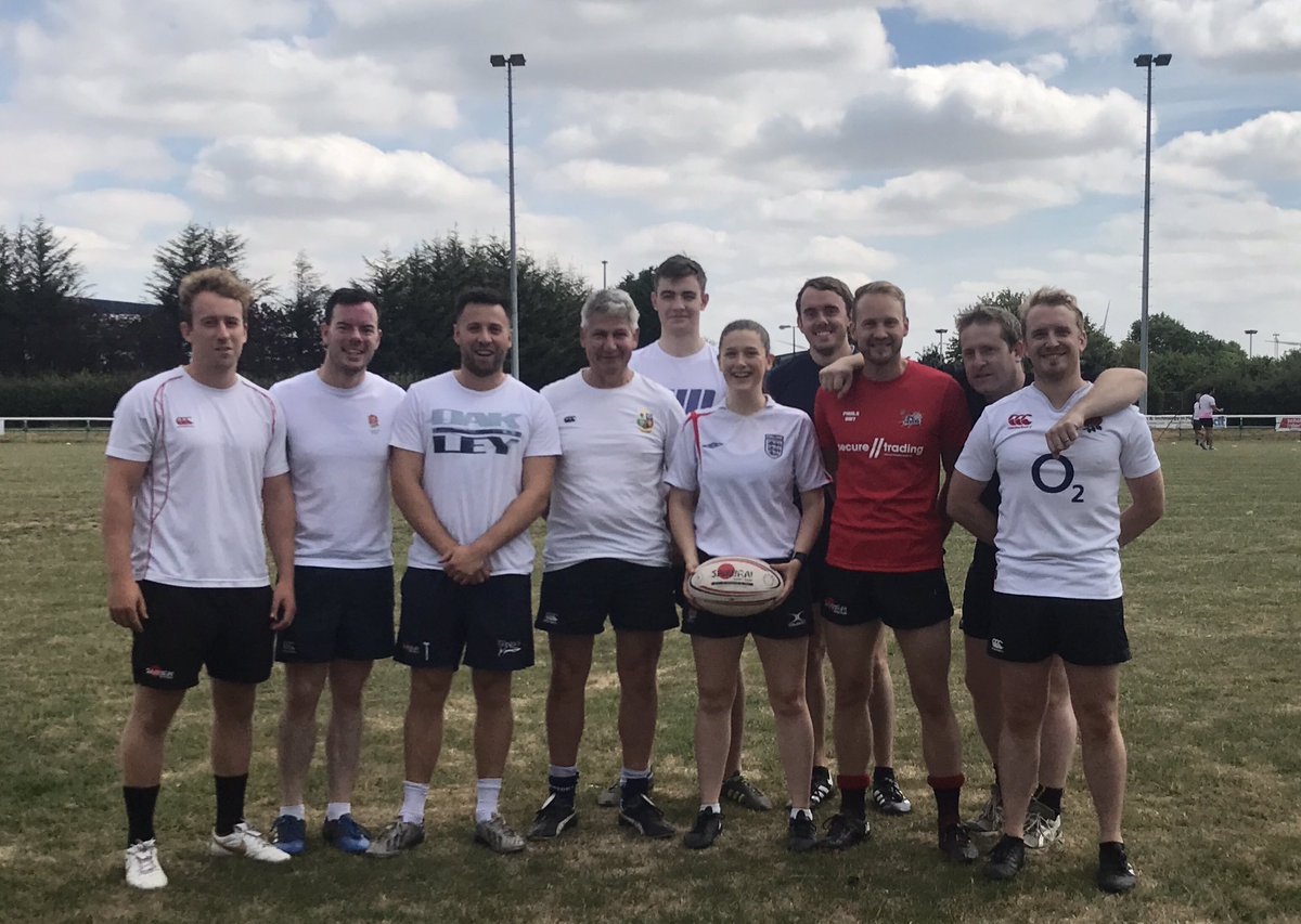 SYorksRefs's tweet image. A mixture of #SYMafia with @YorkshireRefs representing @OurAngelsHG1 at the @ThorneRUFC Touch 7s today #CrouchBindTweet #KYBO #TouchRugby