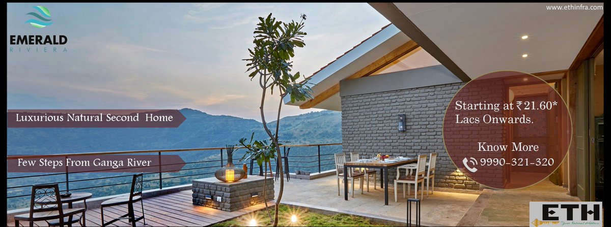 ethgroup1's tweet photo. Ganga View Apartments Starts@21.60* Lacs in Emerald Riviera, Haridwar

#Distance_Chart :
- Rajaji National Park - 1 Km
- Chandi Devi Temple - 3 Km
- Har Ki Pouri - 7 Km
- Bus Stand &amp; Station - 8 Km
To know more call at:- 9990-321-320
https://t.co/pX0oFNapVR
#ethinfra https://t.co/gxXGeOmT6X