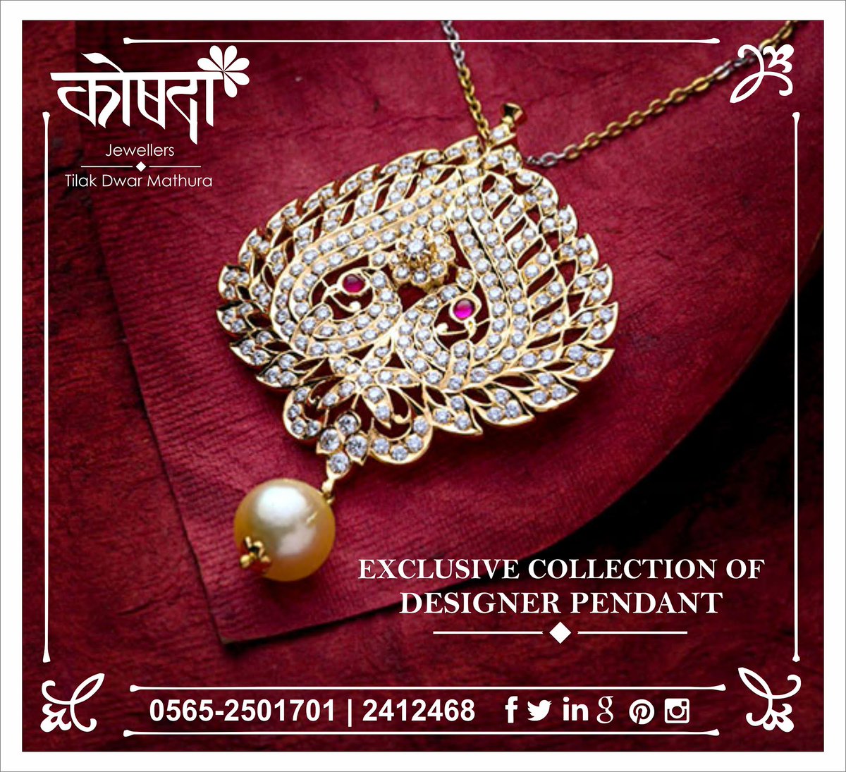 KoshdaH's tweet photo. Browse through a wide selection of #gold and #studded #pendants from @KoshdaH. Shop for the best pendant #designs here!
Call (0565) 250-1701
#pendantdesigns #goldpendantdesigns #biggoldpendantdesigns #newpendantdesign #latestgoldpendantdesign https://t.co/lxQ64Jy7qz