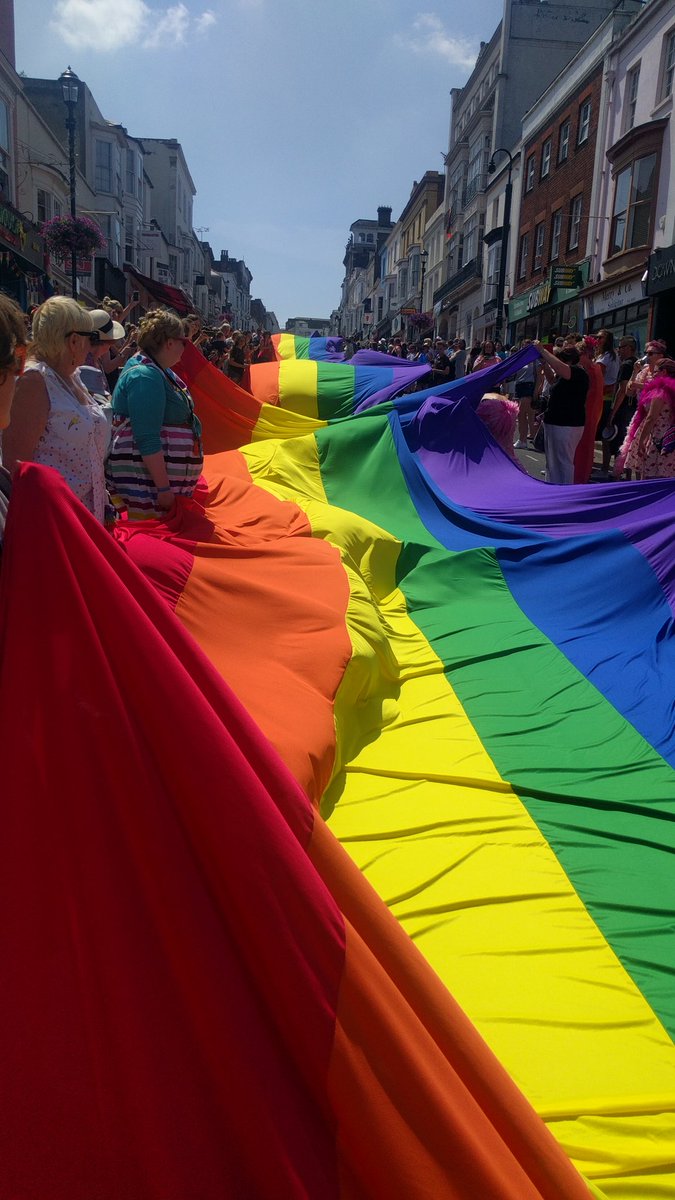 When we created @IWPride map designed with a rainbow parade route, we didn't in our wildest dreams imagine we'd see it for real!! Possibly the most awesome thing EVER!! #IOWnMyDestiny