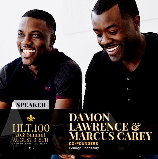 StayHomage's tweet image. Come check out our founders @hauspitality &amp;amp; @marcusacarey speaking at #HLT100 in NOLA, August 3-5th! Register at hlt100.org