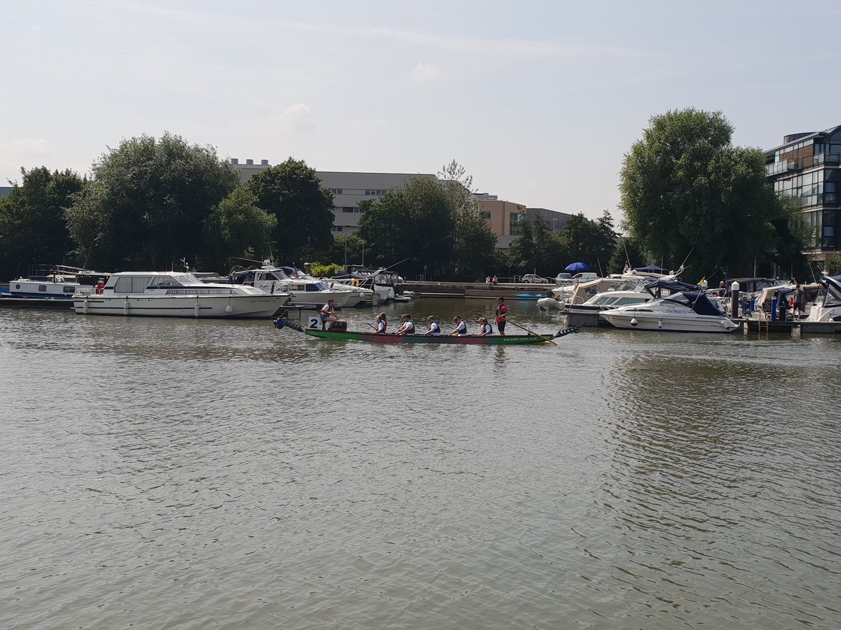 TomAtDelta's tweet image. At the (dragon boat) races.