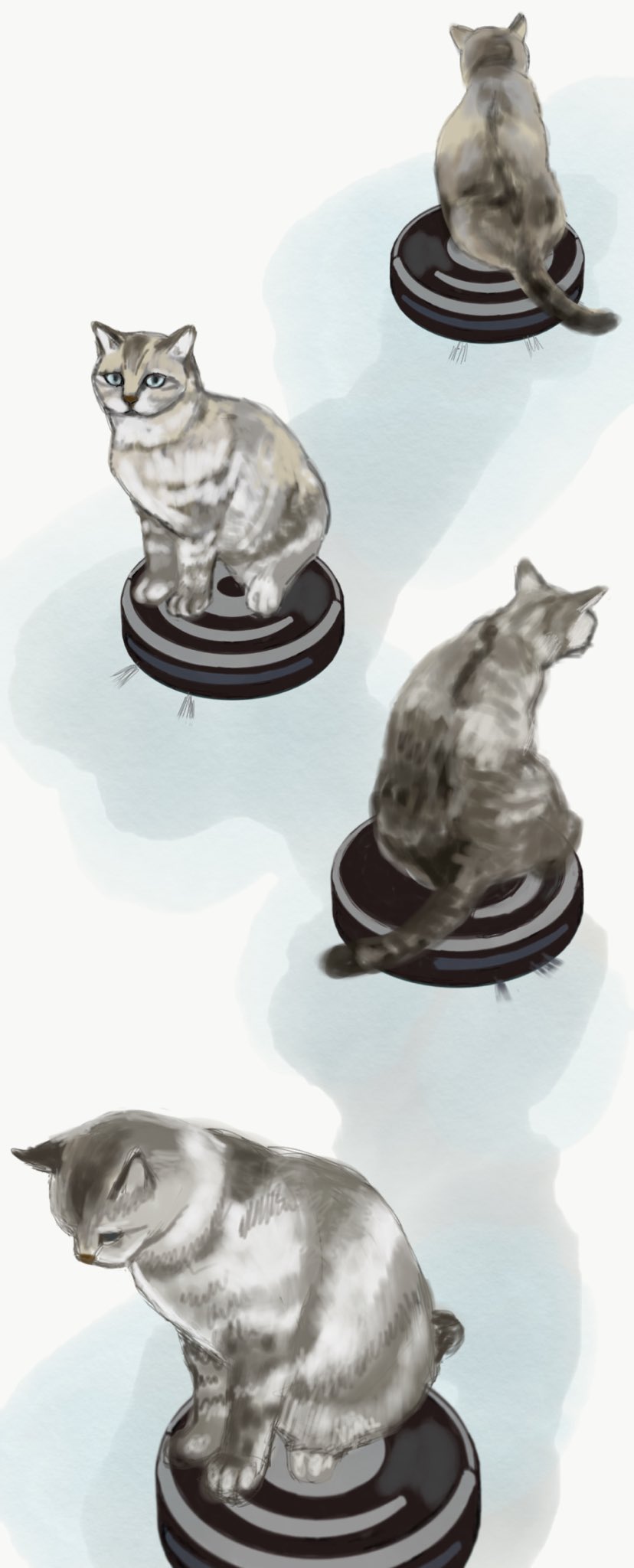 ぢゅの ルンバ猫 動画模写 T Co 3rekxs23ig Twitter