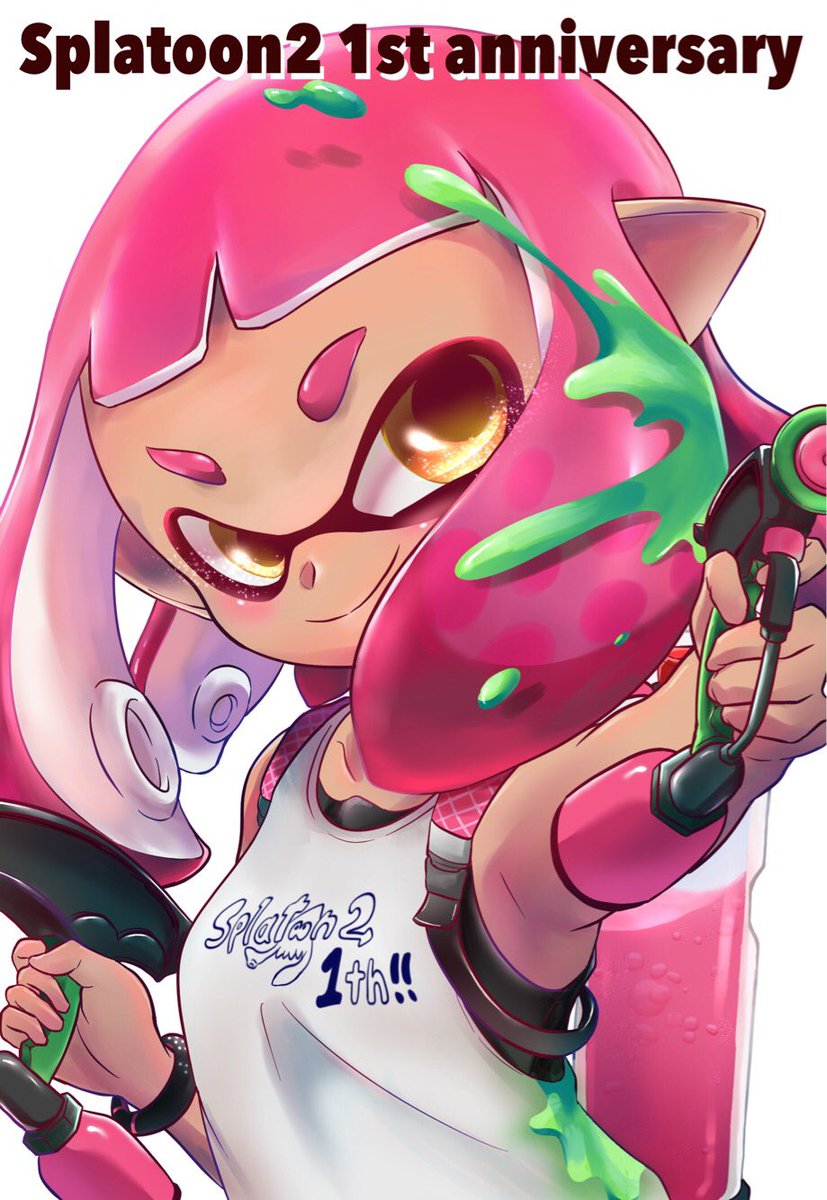 Twoucan スプラトゥーン2一周年 の注目ツイート イラスト マンガ コスプレ モデル