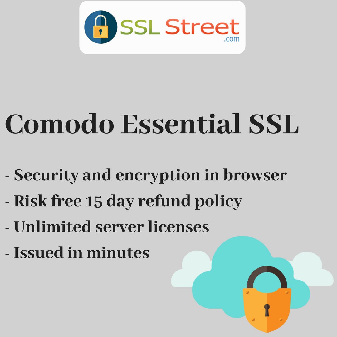 thesslstreet's tweet image. Comodo Essential SSL Certificate-A Perfect  Security Solution  For Ecommerce Business Sites
#sslsecurity #sslcertificates #comodoessentialssl #securitycertificates
Read More: goo.gl/Ce4hBE