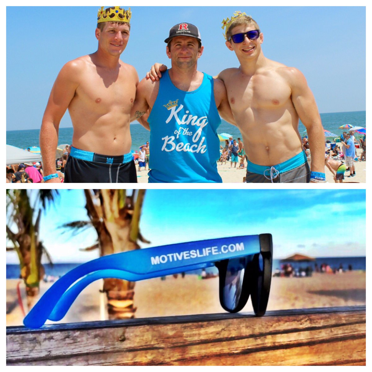 JoePollard1's tweet photo. Little throwback in honor of the @motiveslife KING OF THE BEACH tournament today!  Those of you that are competing, go earn the crown 👑. @motives_miked @DanielleDElia1 #crowntheking #motives #Rfamily https://t.co/0I7SbjsYNQ