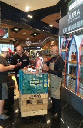 Meet Graham Logan, Jura Distillery Manager! He'll be in Heathrow Terminal 5 signing your bottles of Jura today until 5pm - come and say hello!