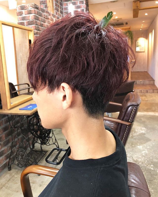 Ikedai 池下大介 メンズカット Wカラー 大阪 理美容師 レッドバイオレットカラー Westsidestandard Ikedai Wss メンズヘアスタイル ヘアカラー Hairstyle Haircolor Menshair Mensfashion マッシュショート 撮影モデル募集 大阪 Osaka 合