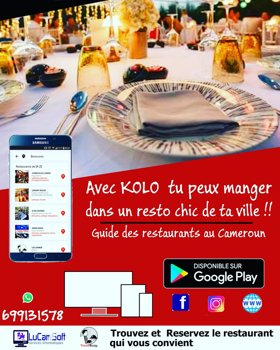 PavelOlaf's tweet photo. https://t.co/BZZM7ytmqd 
Guides des restaurants au cameroun https://t.co/AmzYgdJTi6