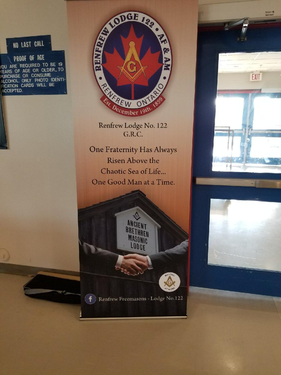 forestscanada's tweet photo. Getting ready for our pancake breakfast at the #sawtech expo with help from our awesome volunteers from the Renfrew Masonic Lodge 122. If you're attending the expo, we're serving up delicious Ontario maple syrup until 11:30. https://t.co/wE0KGc2ixT