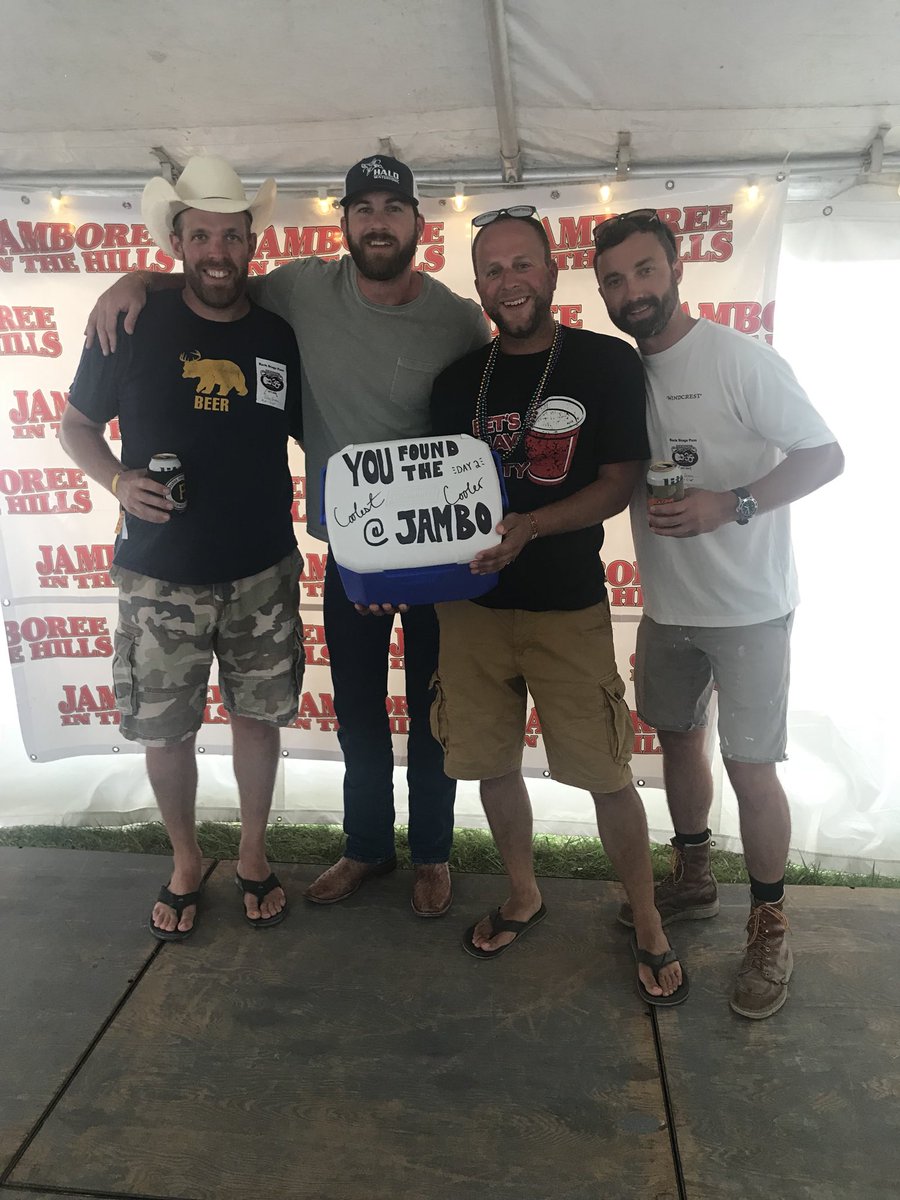 JamboOfficial's tweet photo. Congrats to our Friday COOLEST COOLER winner &amp; friends 👍🏼 https://t.co/VMBVAhQoed