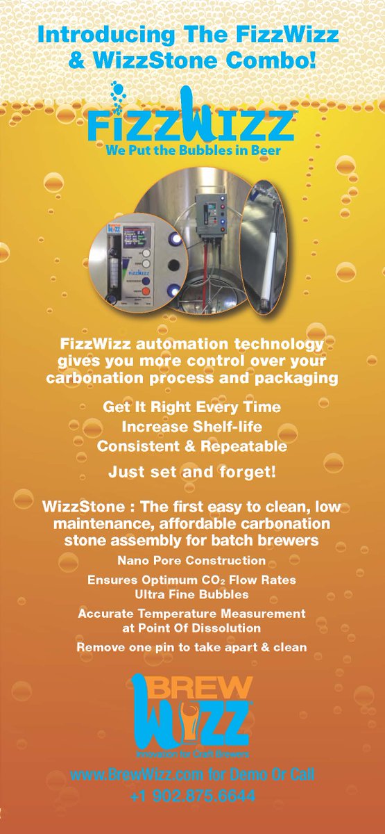 The #FizzWizz made it to the #BeverageMaster magazine. #CraftBrew #CraftBeer #Beer ck us out brewwizz.com #CraftBeerINNOVATION bit.ly/2Lb7kcy