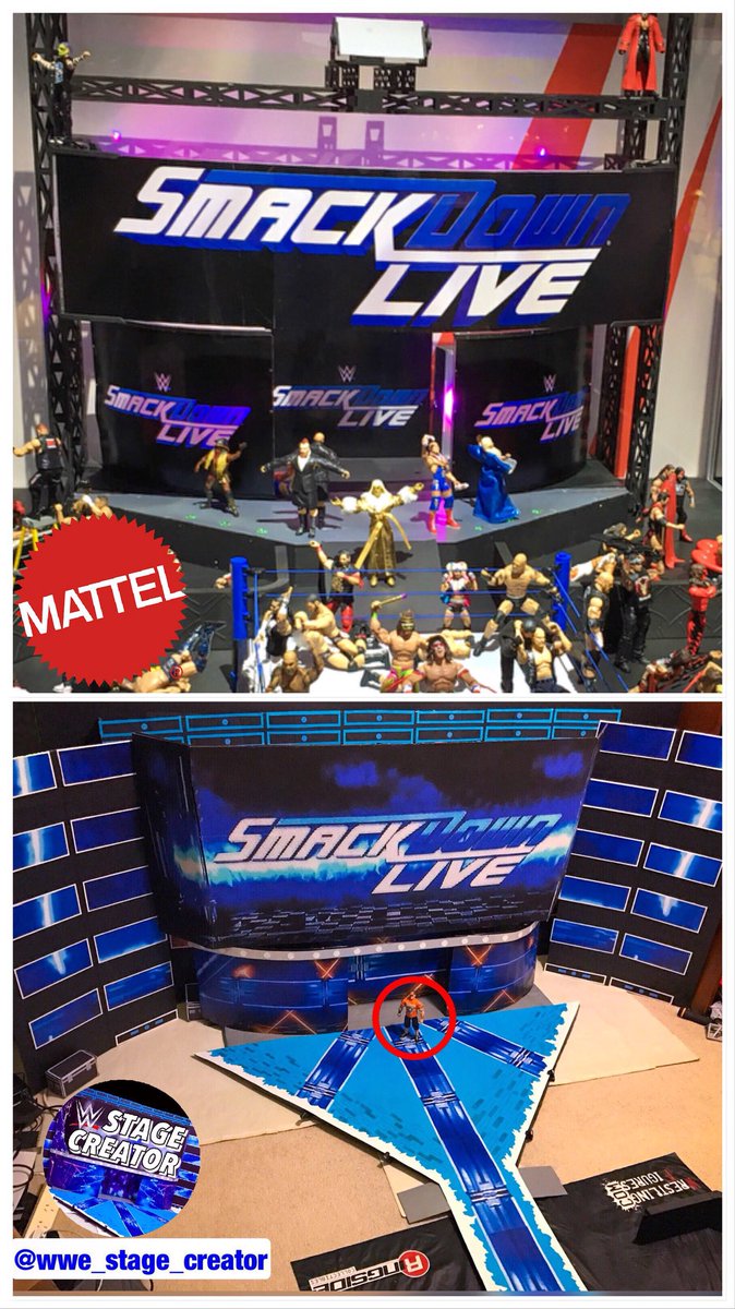wwe figure stage