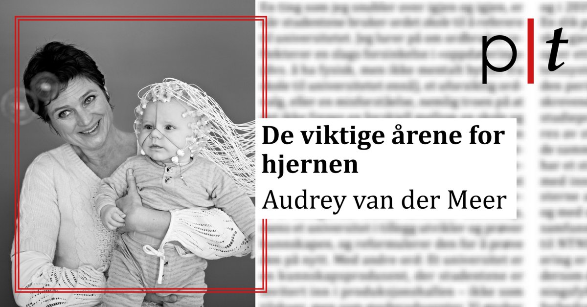 Audrey van der Meer bidro med to artikler i språknummeret. Her skriver hun om de underliggende prosessene som bidrar til at små barn kan lære og utvikle seg imponerende raskt. Lyst til å lese mer om tidlige stadier i hjerneutvikling? Bestill nummeret her: ow.ly/yz4L30l3oSh
