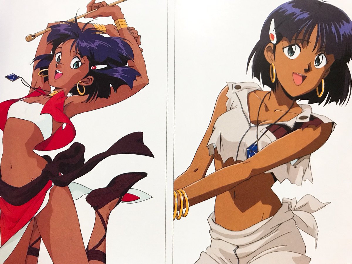 BOX特典のイラスト集が最高過ぎるわ。#ふしぎの海のナディア #ナディア