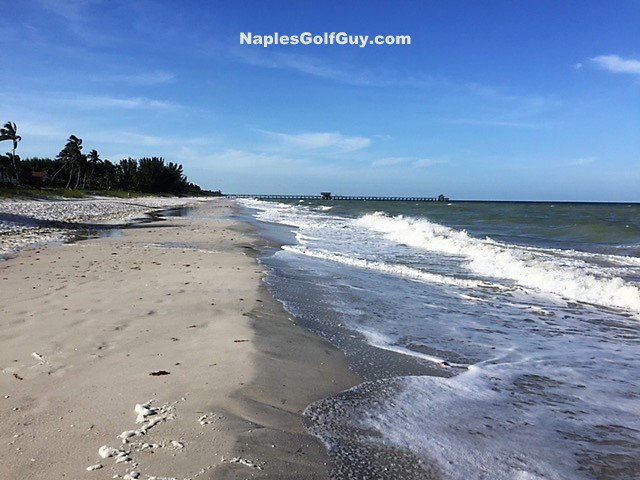 What a way to start the day in Naples, FL. Great day to to to the beach or the golf course! Head out early before the afternoon storms. #naples #beaches #Golf