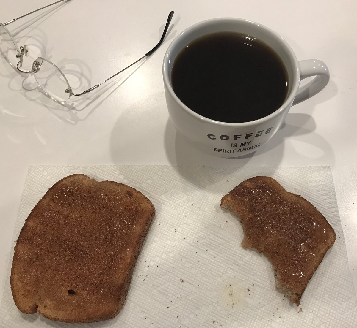 Jor2theworld's tweet image. Time to pull weeds! Just powering-up with honey toast &amp;amp; coffee. #Stalling