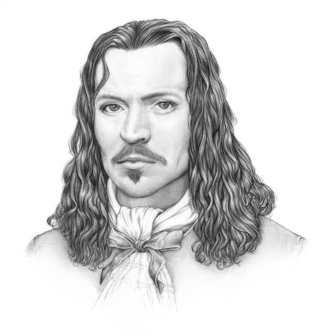 paintandroses's tweet photo. All done! Completed sketch of @RunyanTygh as Fabien Marchal, to get me back in the swing of making scribbly things. https://t.co/vCe9N30ByQ