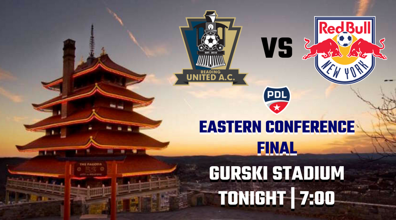ReadingUnited's tweet photo. MASSIVE GAME TONIGHT!!!

@USLPDL Eastern Conference Championship Game will take place tonight at @GurskiStadium as your Reading United take on @RedBullsAcademy. 

#WeRUnited #Path2Pro https://t.co/AhM78zpmRY