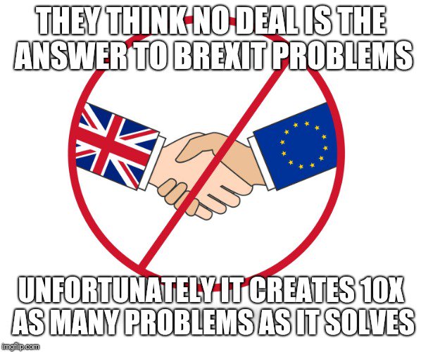 A thread on the problems of No Deal and its friends WTO and FTA.I'll be neutral, simple and logical and to avoid fake news and stay objective, I'll quote data.Brexit often skips the awkward details to sell a dream. I don't want to do that so call me if I miss stuff.