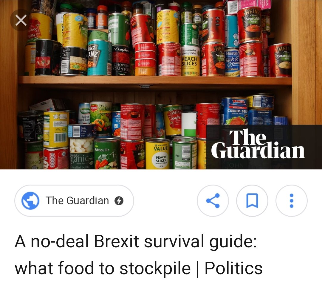 NDP4No Deal is actually a Brexit Tax on food.The UK imports 25% of its food from the EU and 40% of its fruit and veg.Those things are going to get expensive if they come with tariffs or air freight costs from America.And that's if you don't mind things chlorine washed!